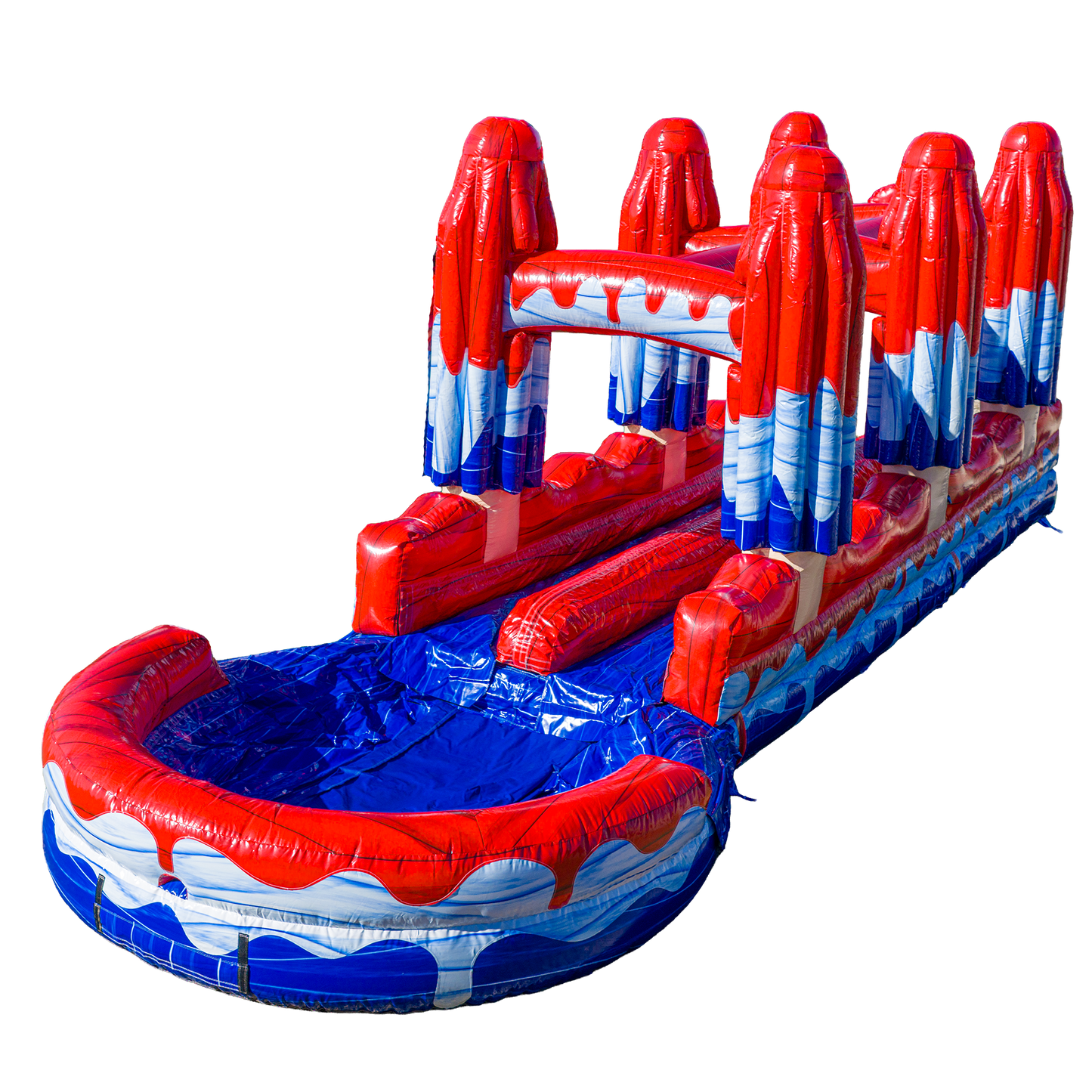 Red White and Cool Dual Slip N Slide