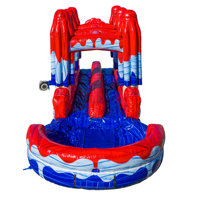 Red White and Cool Dual Slip N Slide