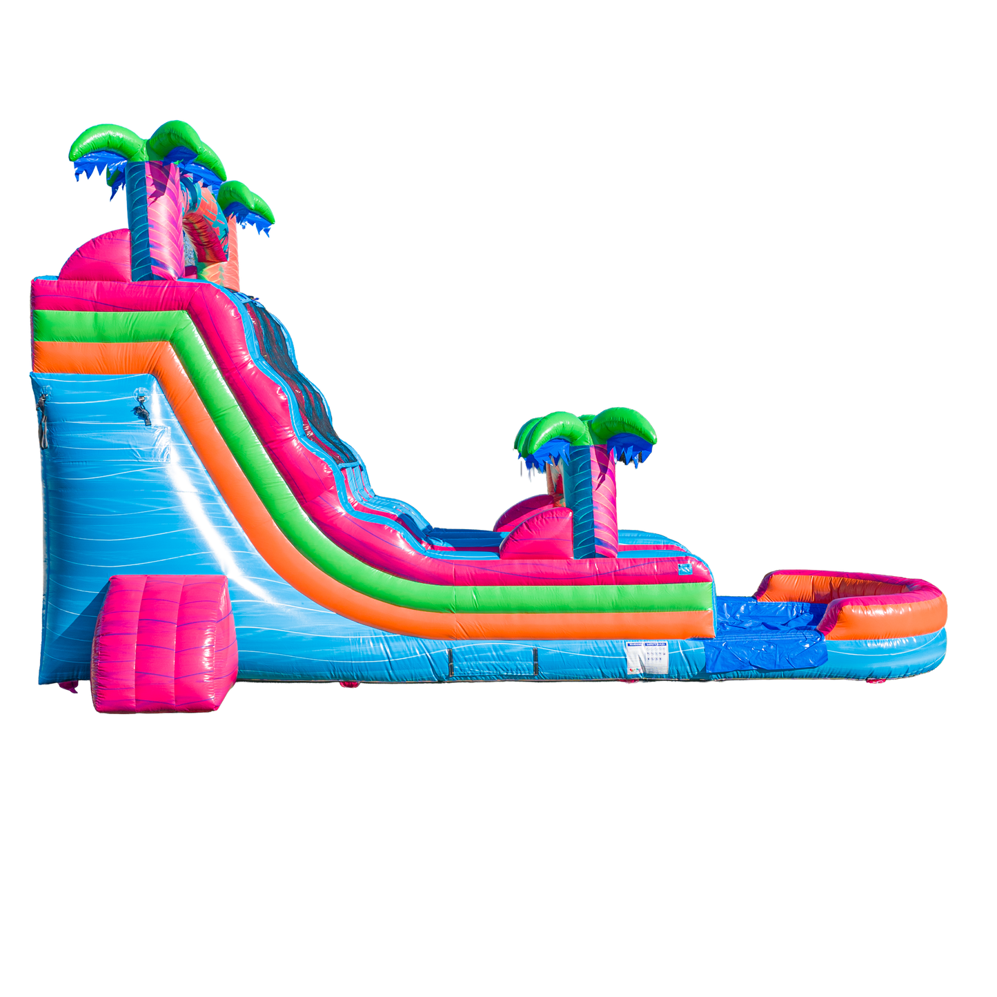 18FT Electric Tropics Dual Lane Slide