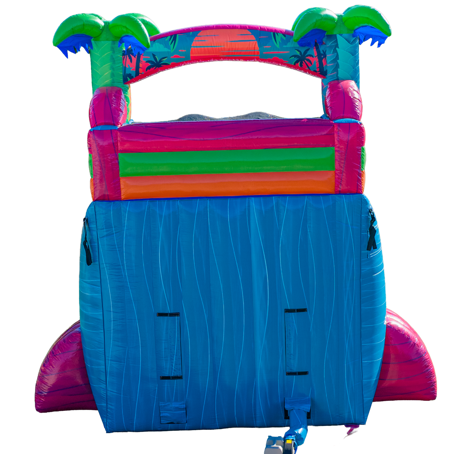 18FT Electric Tropics Dual Lane Slide