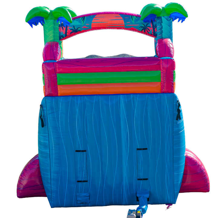 18FT Electric Tropics Dual Lane Slide