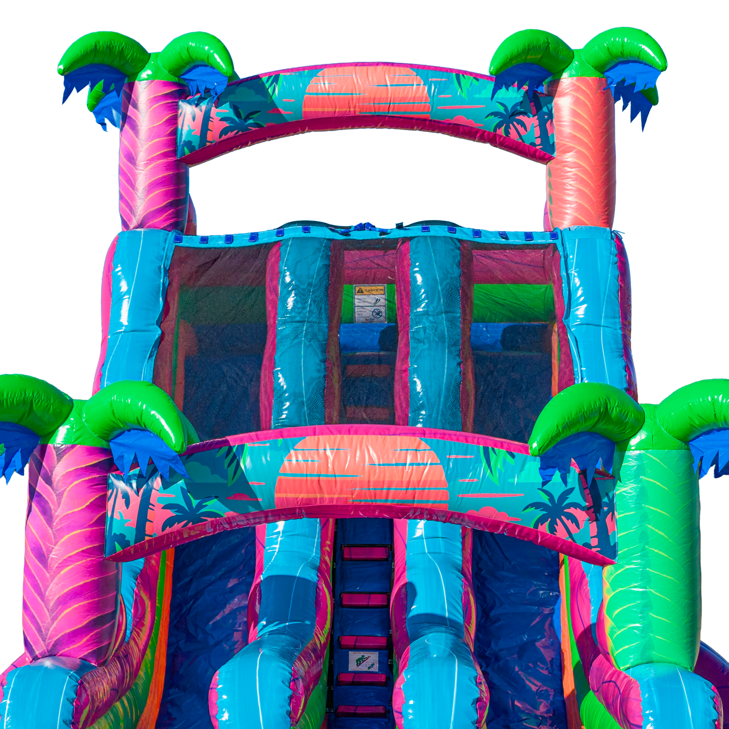 18FT Electric Tropics Dual Lane Slide