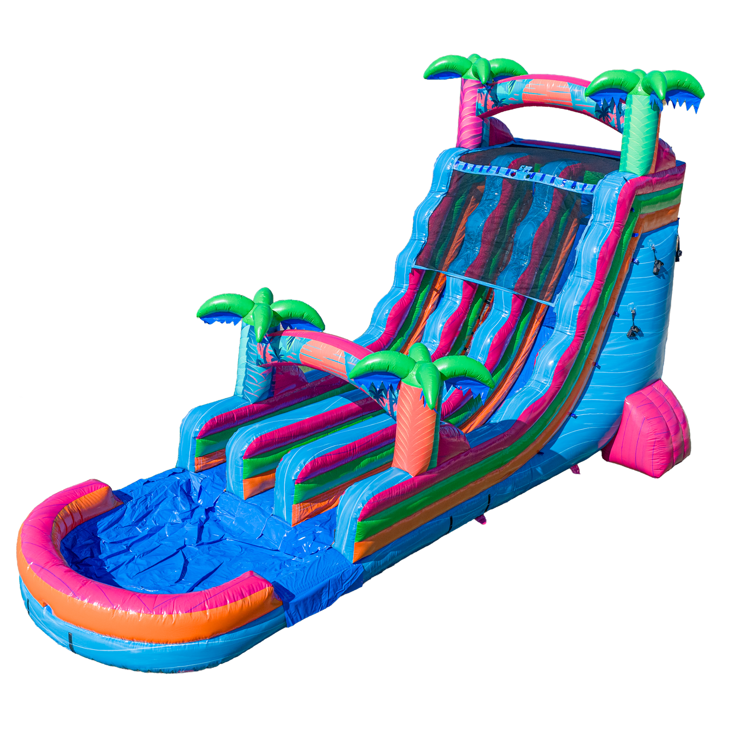 20FT Electric Tropics Dual Lane Slide