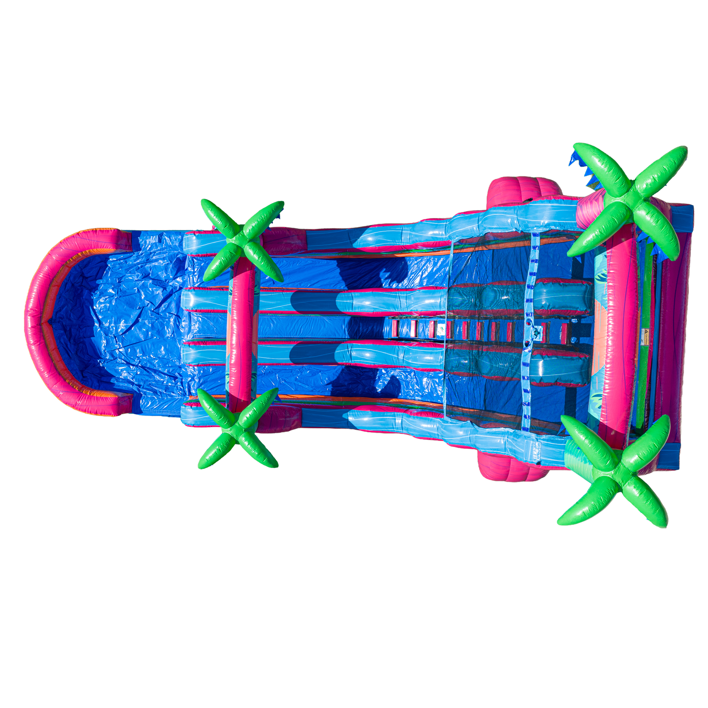 20FT Electric Tropics Dual Lane Slide