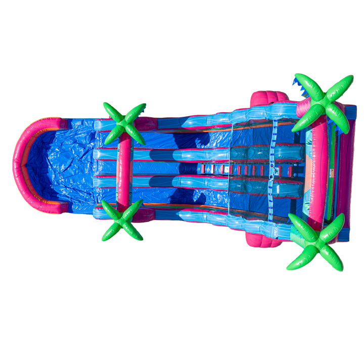 20FT Electric Tropics Dual Lane Slide