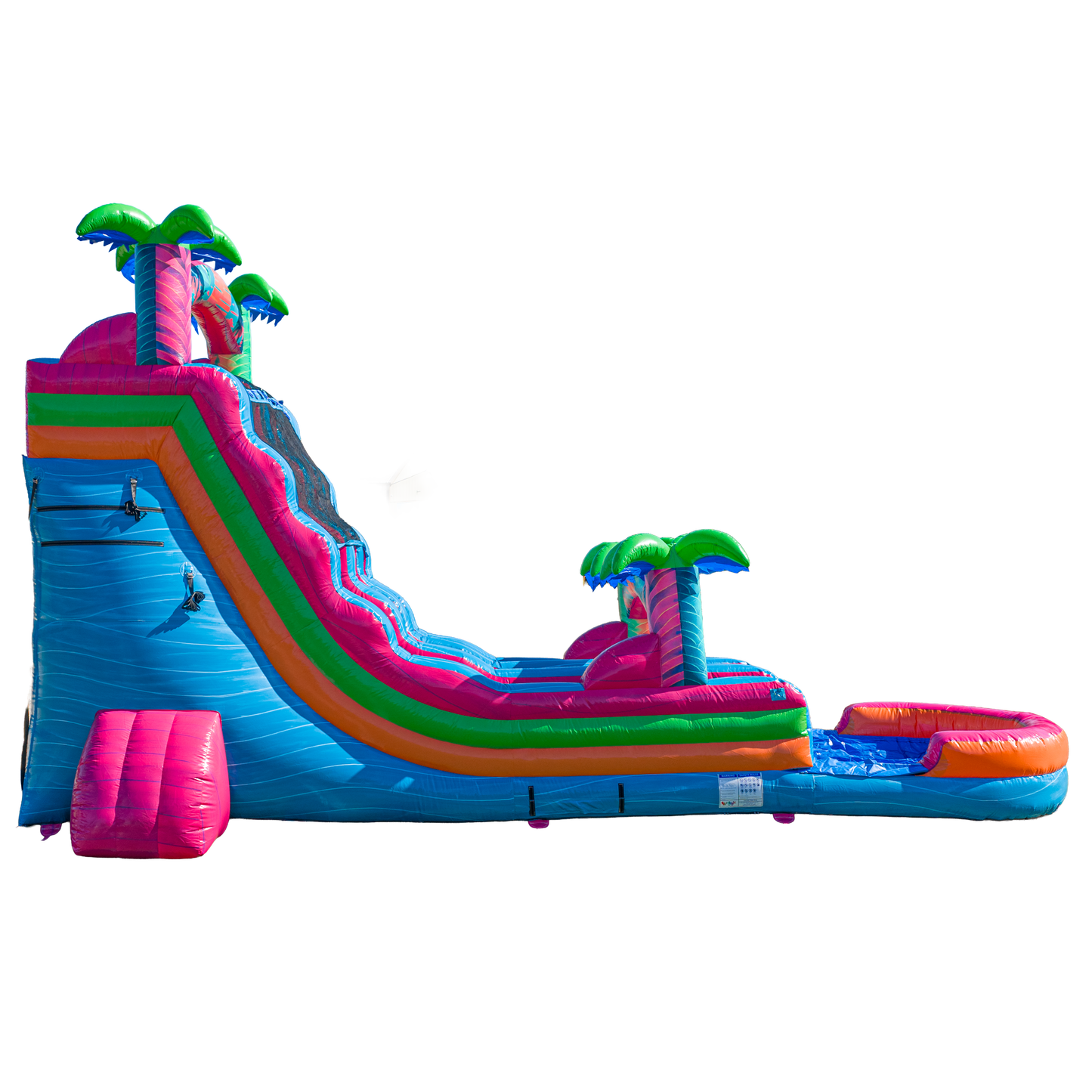 20FT Electric Tropics Dual Lane Slide