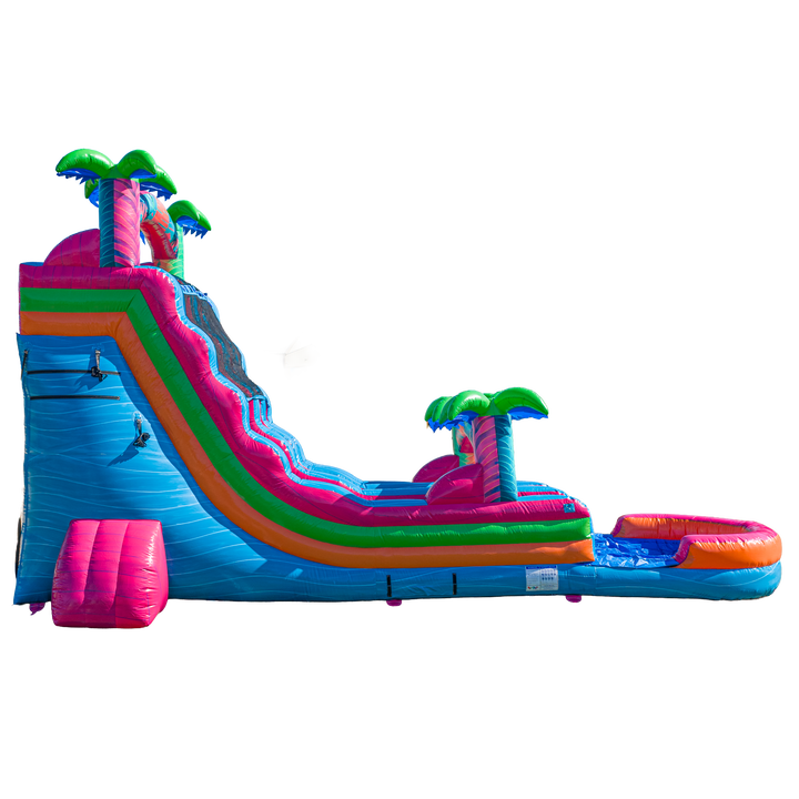 20FT Electric Tropics Dual Lane Slide