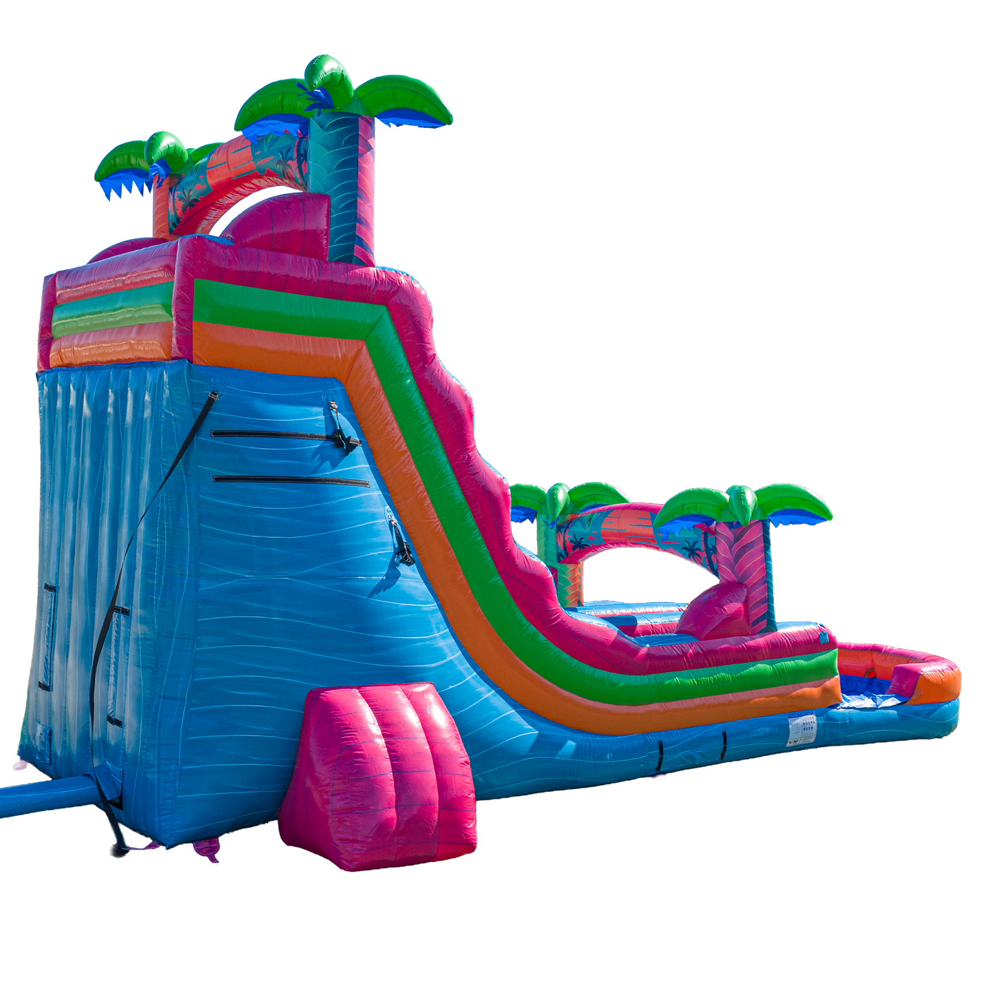 20FT Electric Tropics Dual Lane Slide