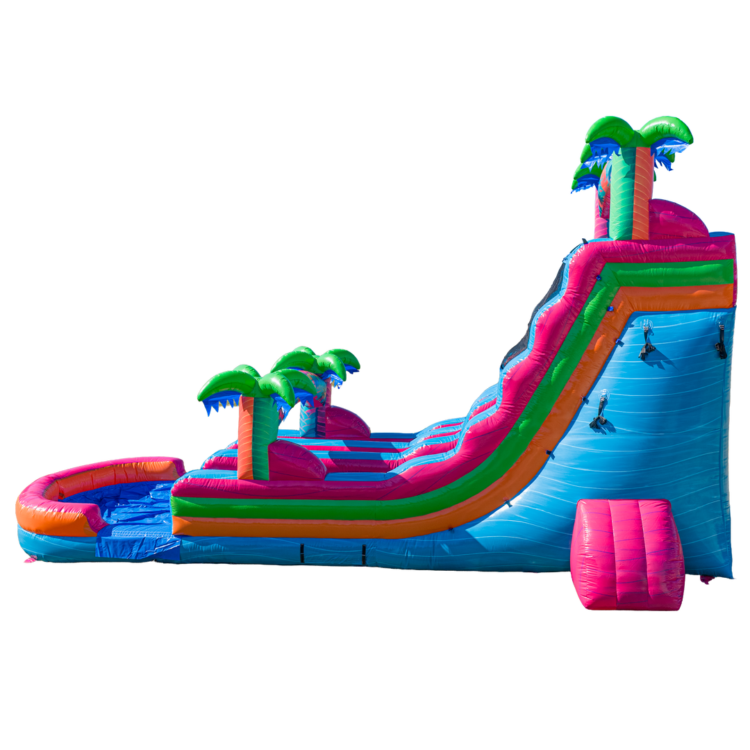 20FT Electric Tropics Dual Lane Slide