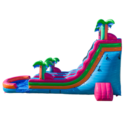 20FT Electric Tropics Dual Lane Slide