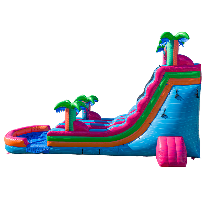 20FT Electric Tropics Dual Lane Slide