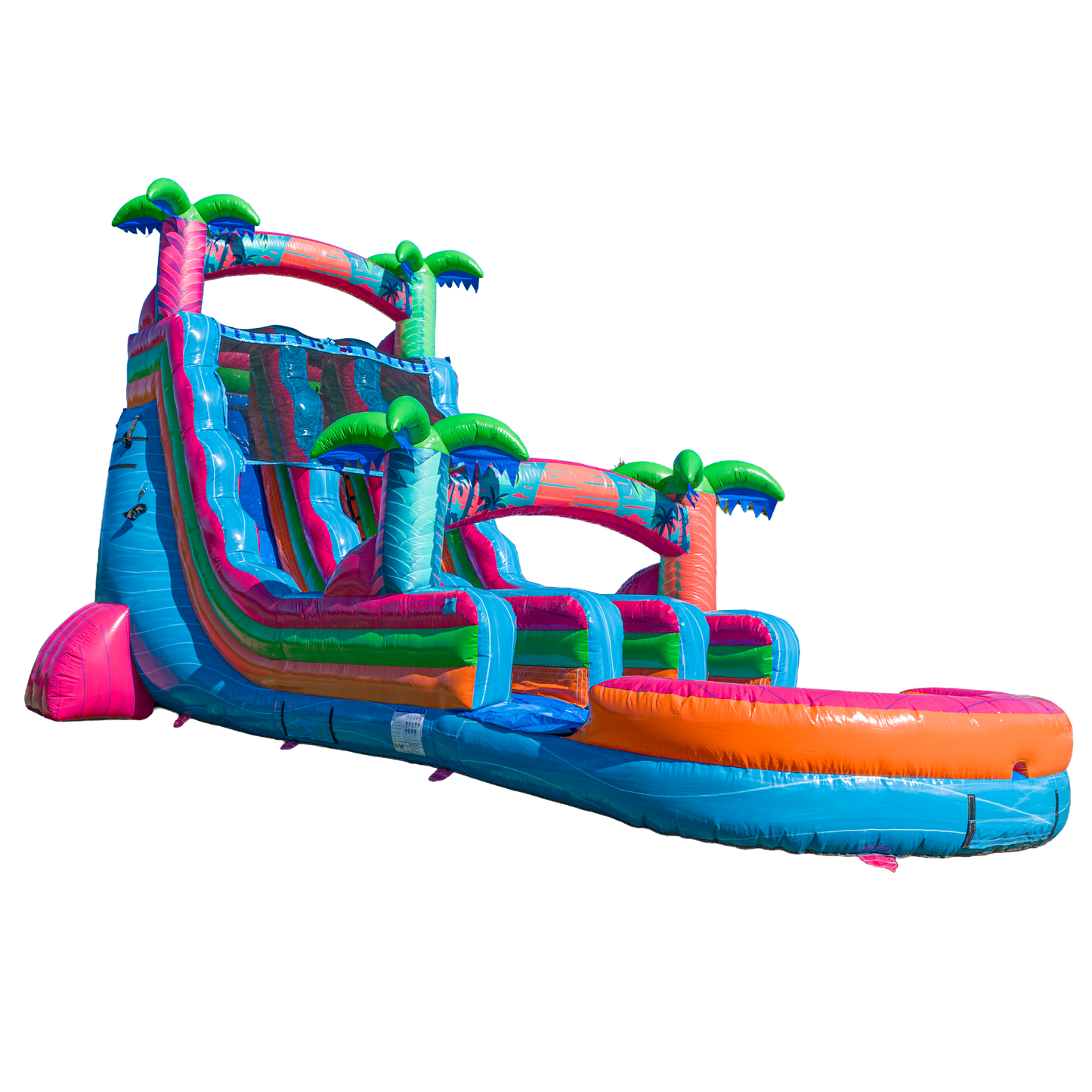 20FT Electric Tropics Dual Lane Slide