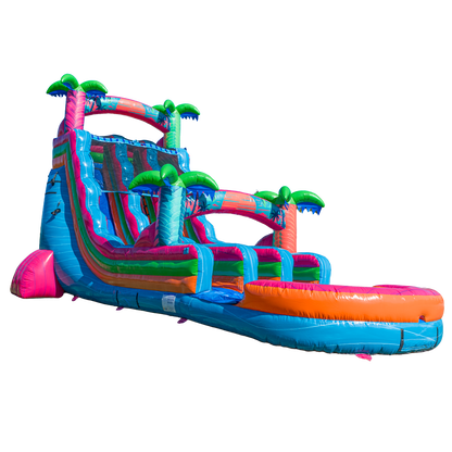 20FT Electric Tropics Dual Lane Slide