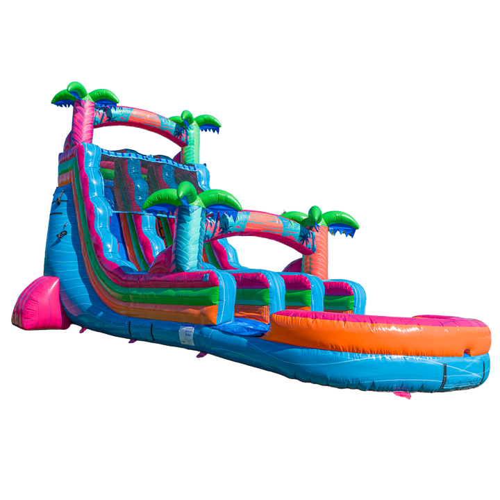 20FT Electric Tropics Dual Lane Slide