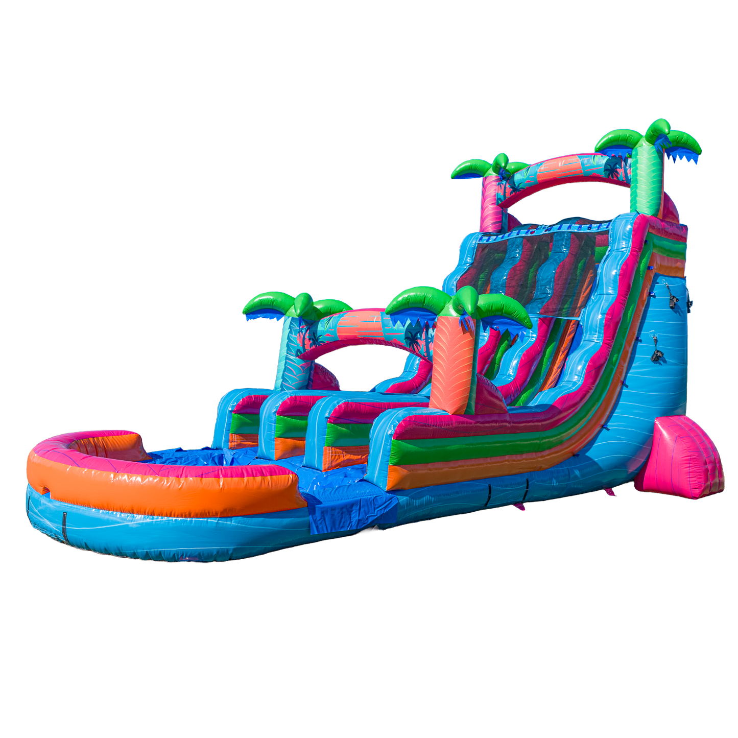 20FT Electric Tropics Dual Lane Slide