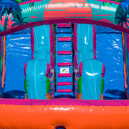 20FT Electric Tropics Dual Lane Slide