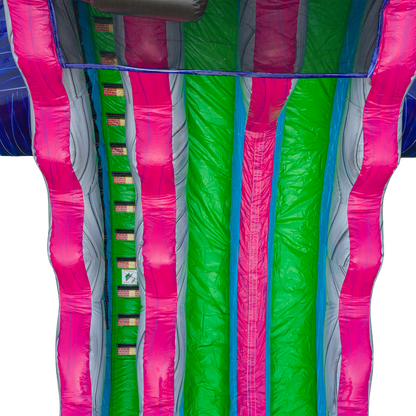 27FT Glitch Dual Lane Slide w/Slip n Slide