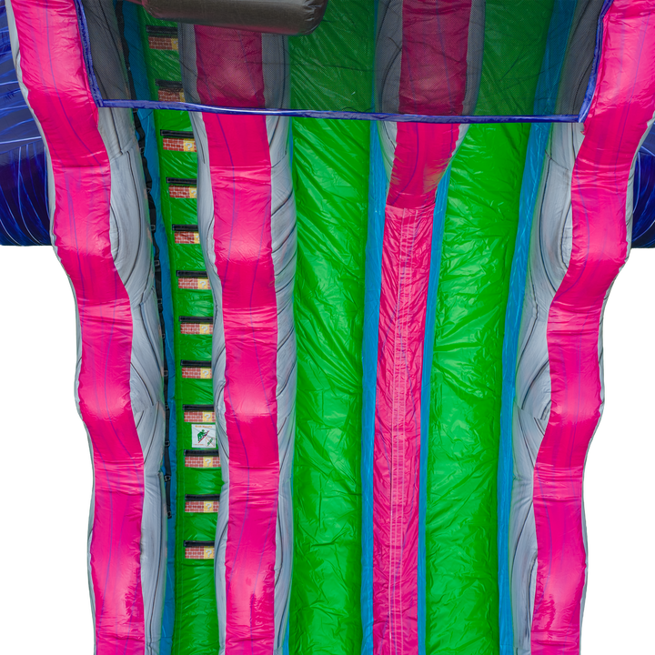 27FT Glitch Dual Lane Slide w/Slip n Slide