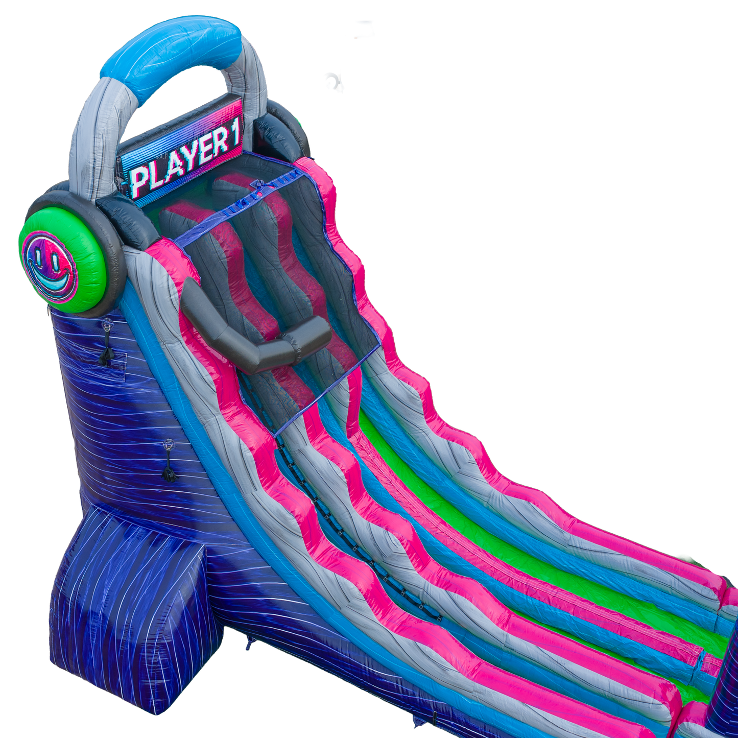 27FT Glitch Dual Lane Slide w/Slip n Slide