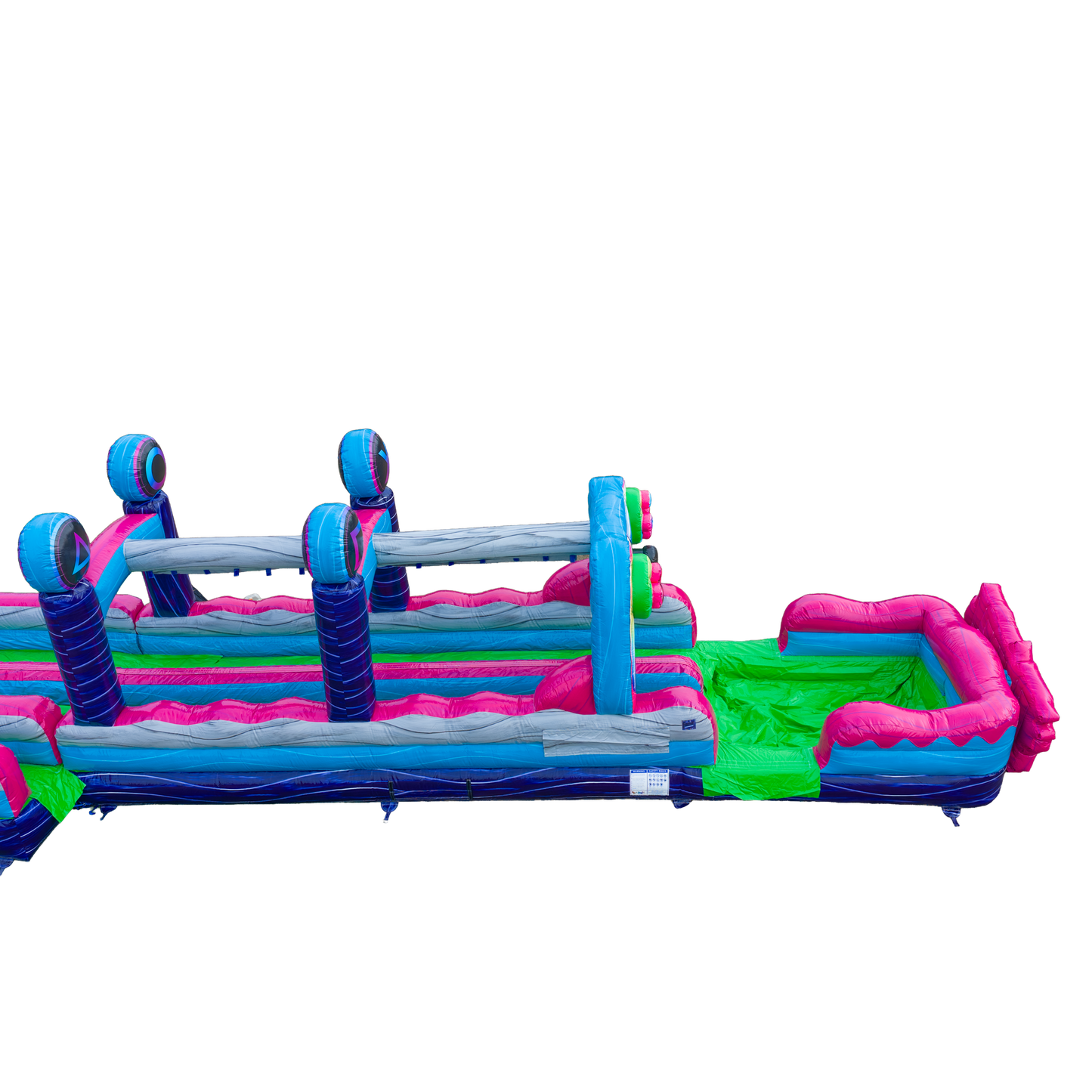 27FT Glitch Dual Lane Slide w/Slip n Slide