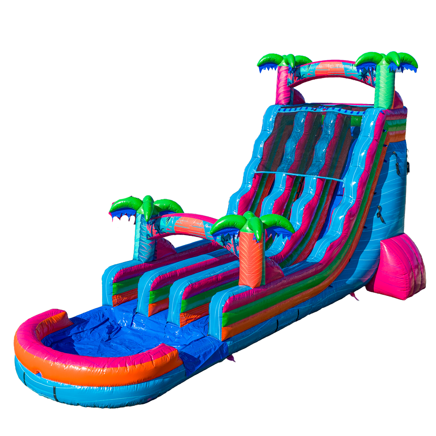 22FT Electric Tropics Dual Lane Slide