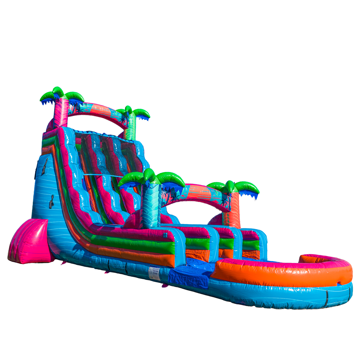 22FT Electric Tropics Dual Lane Slide