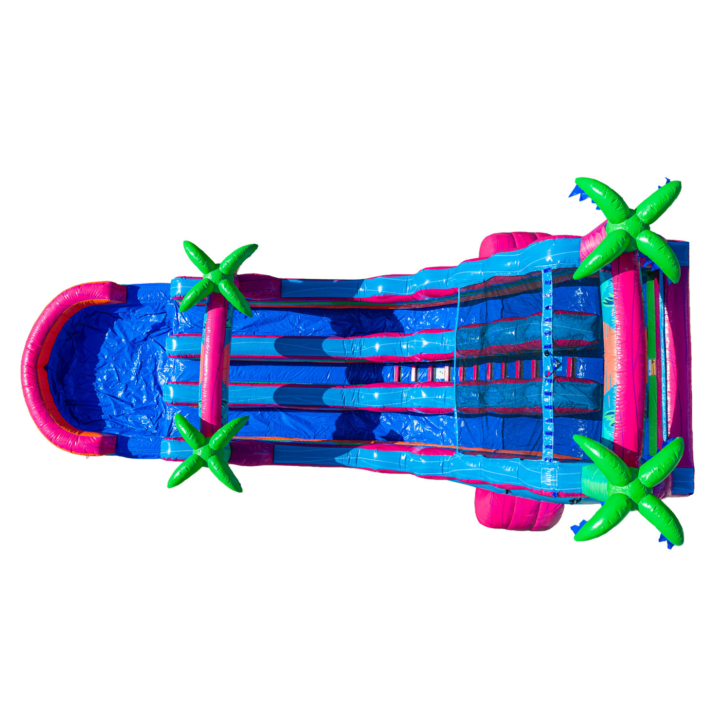 22FT Electric Tropics Dual Lane Slide