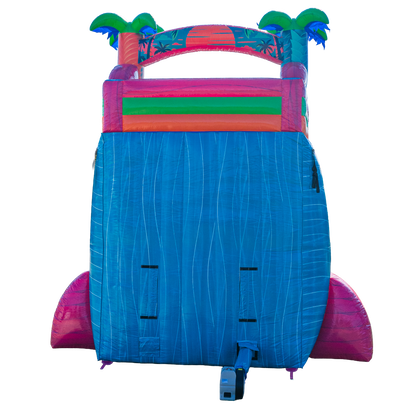 22FT Electric Tropics Dual Lane Slide