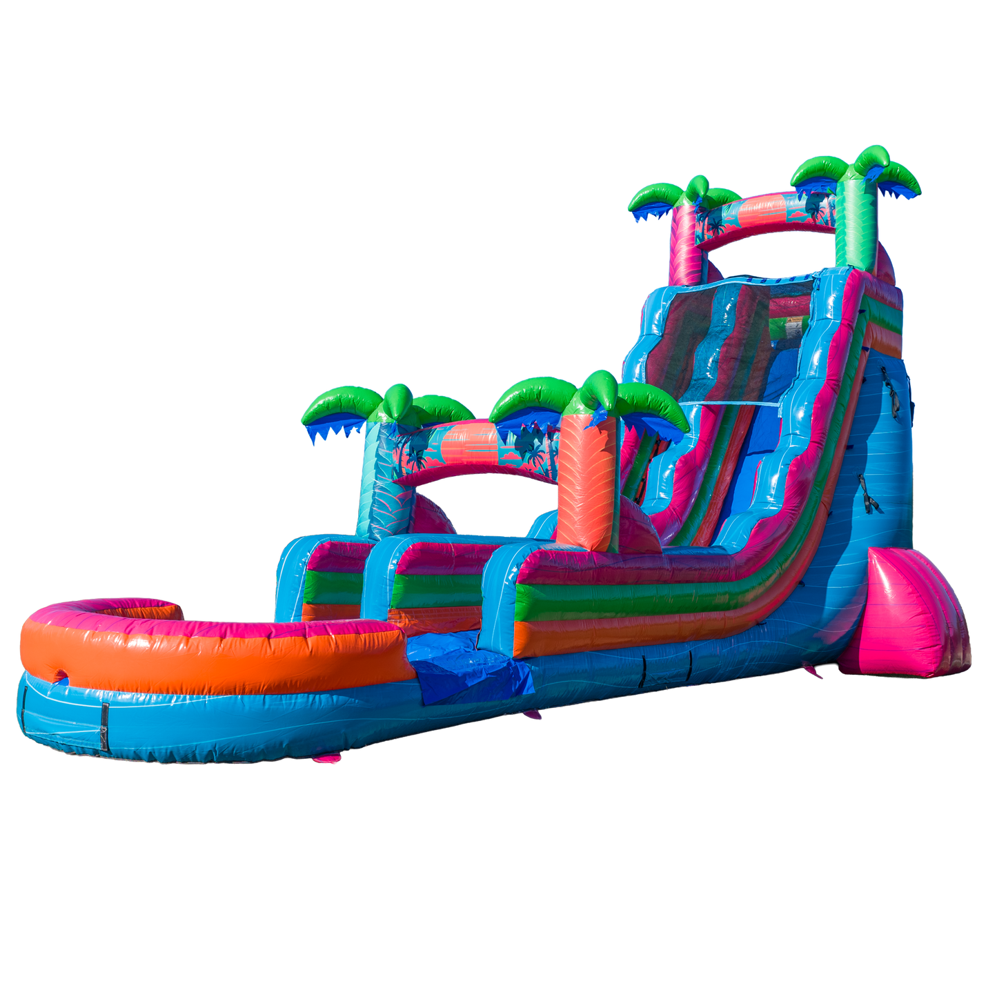 22FT Electric Tropics Single Lane Slide