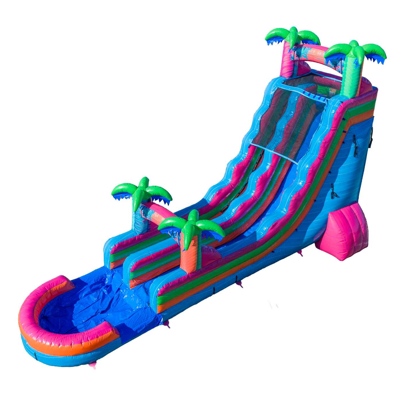 22FT Electric Tropics Single Lane Slide