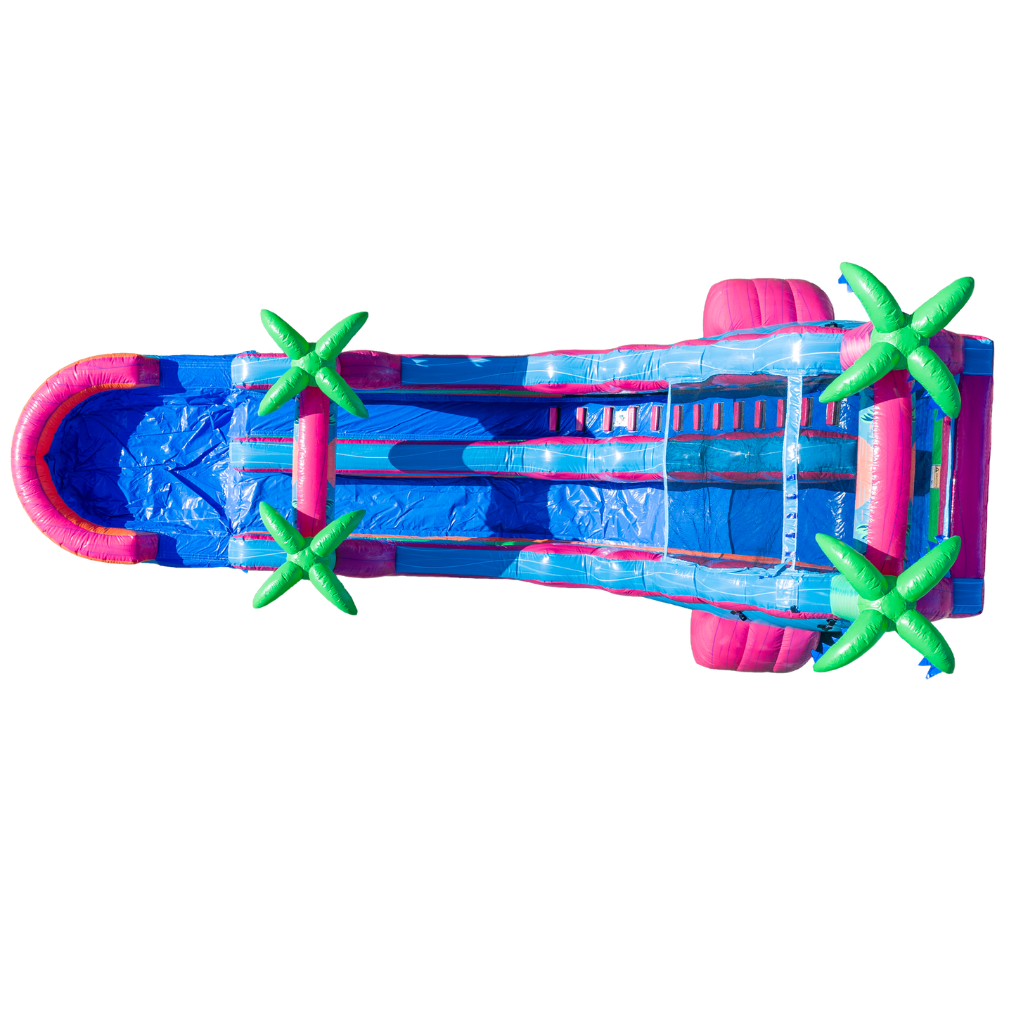 22FT Electric Tropics Single Lane Slide