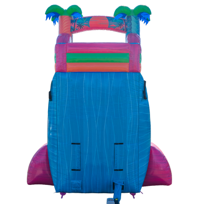 22FT Electric Tropics Single Lane Slide