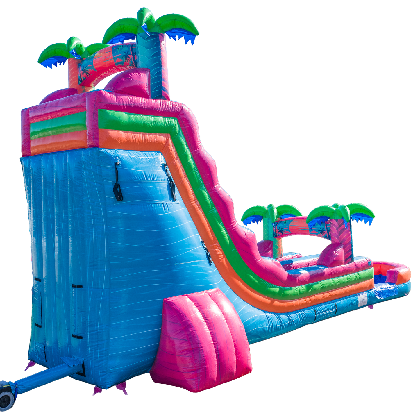 22FT Electric Tropics Single Lane Slide