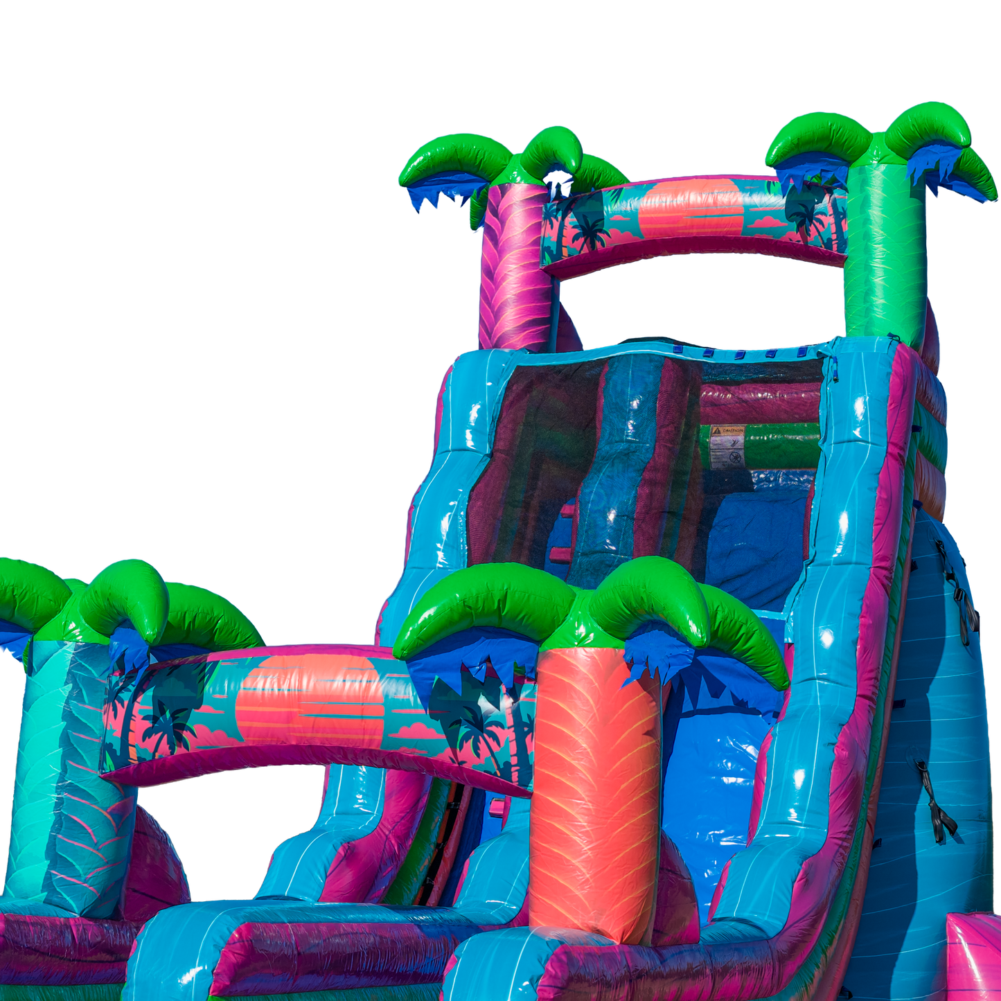 22FT Electric Tropics Single Lane Slide