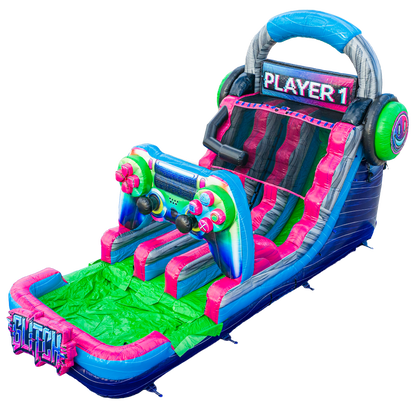 16FT Glitch Dual Lane Slide