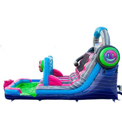 16FT Glitch Dual Lane Slide