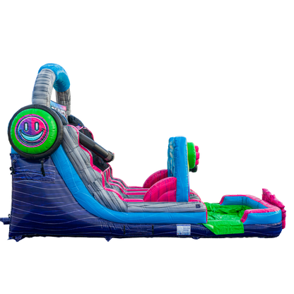 16FT Glitch Dual Lane Slide
