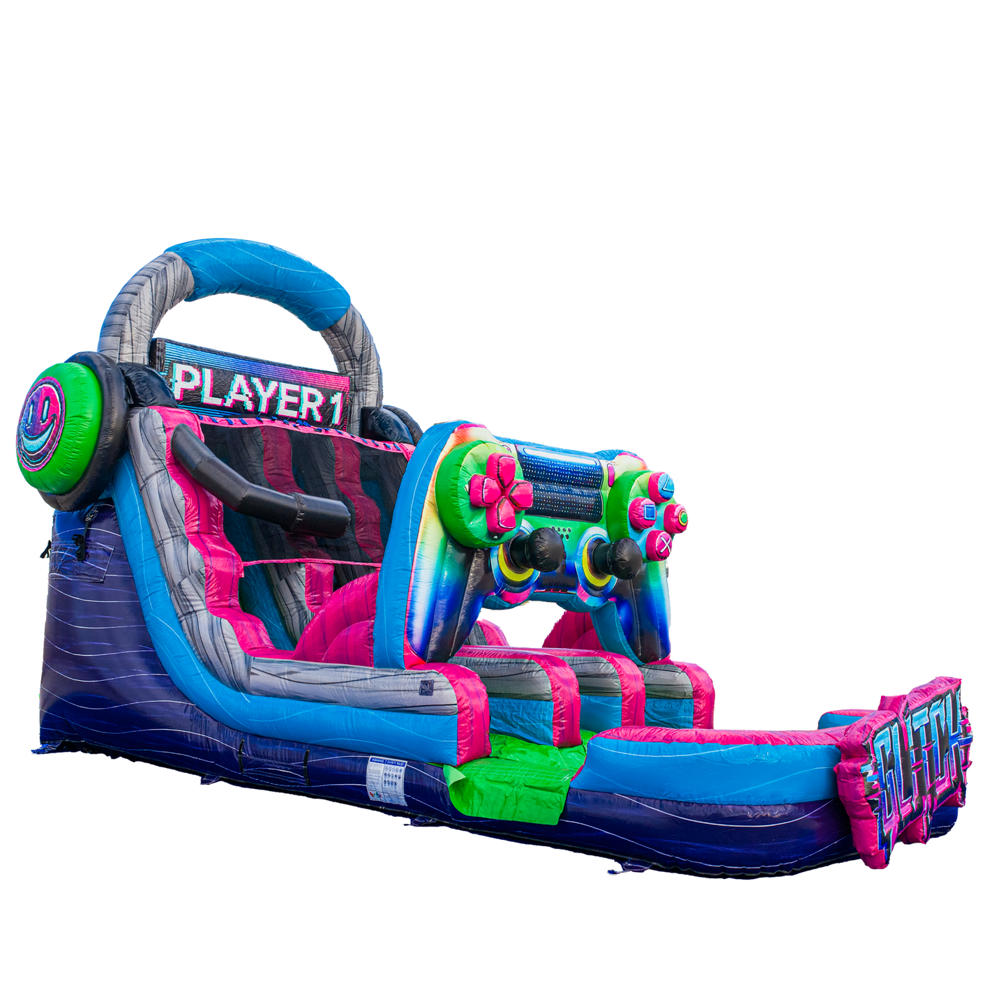 16FT Glitch Dual Lane Slide