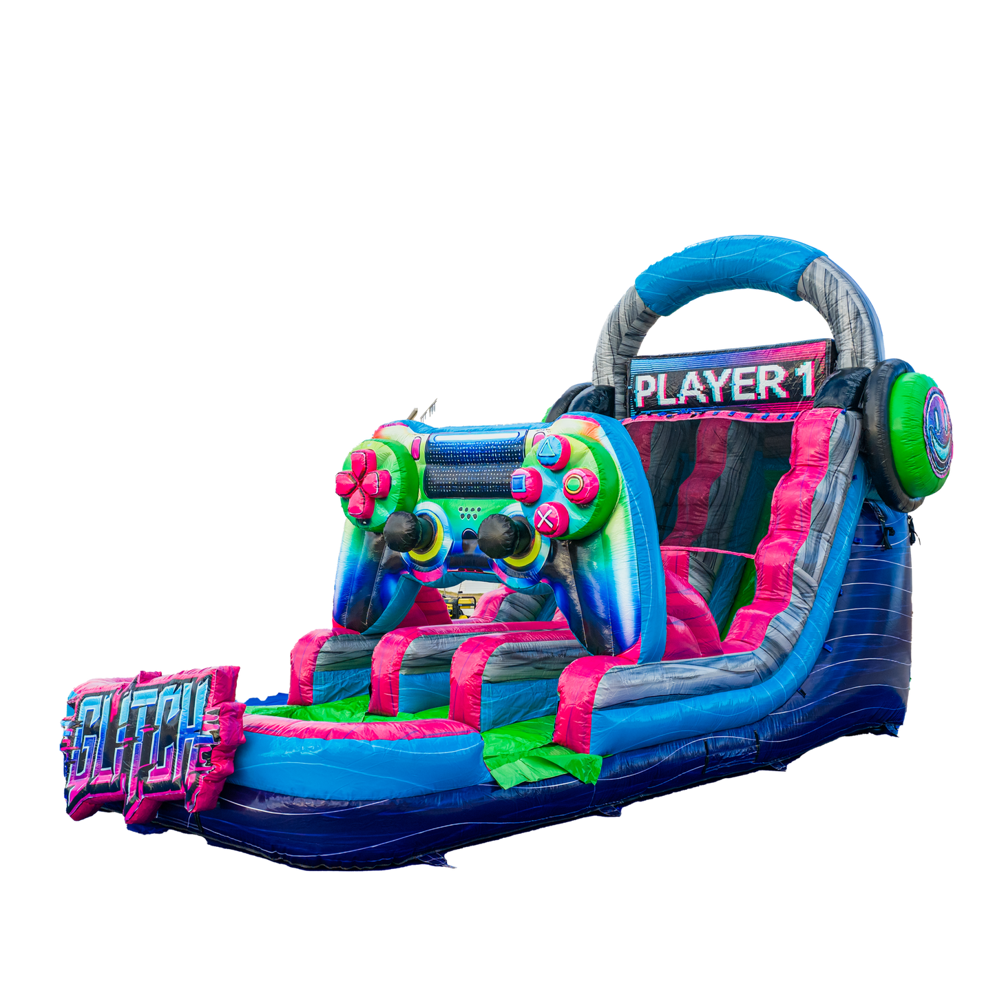 16FT Glitch Dual Lane Slide