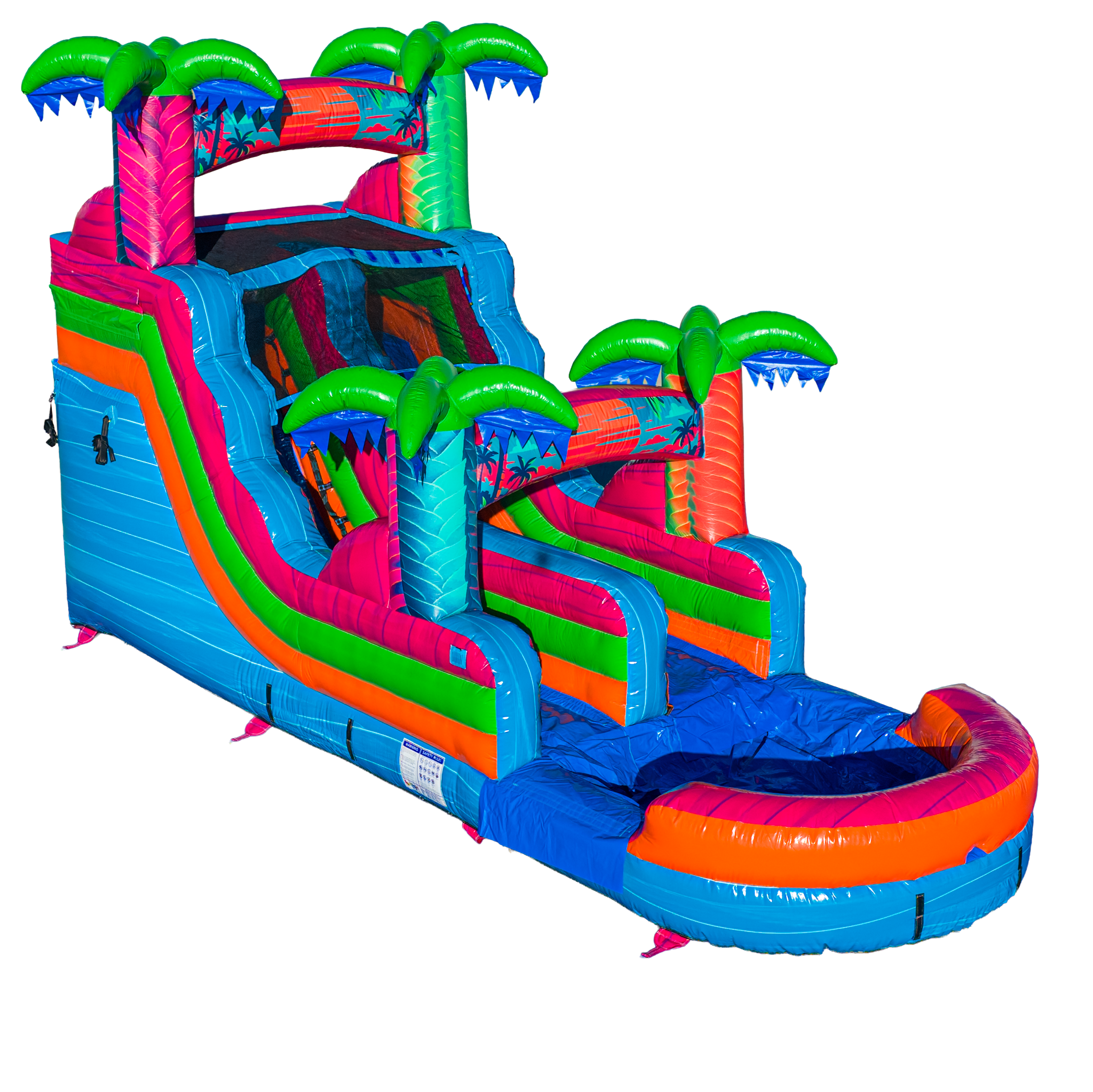 14FT Electric Tropics Single Lane Water Slide | Big & Bright ...