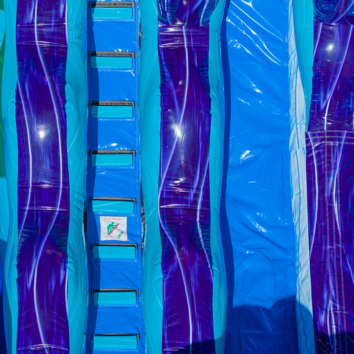 27FT Tiki Tovi Dual Lane Slide w/Slip n Slide