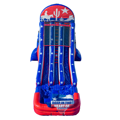 20FT Lone Star Dual Lane Slide