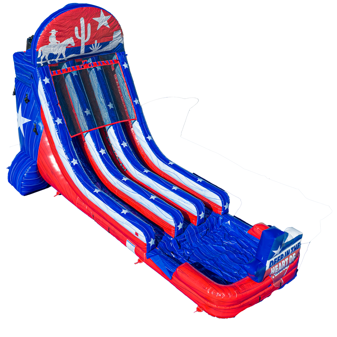 20FT Lone Star Dual Lane Slide