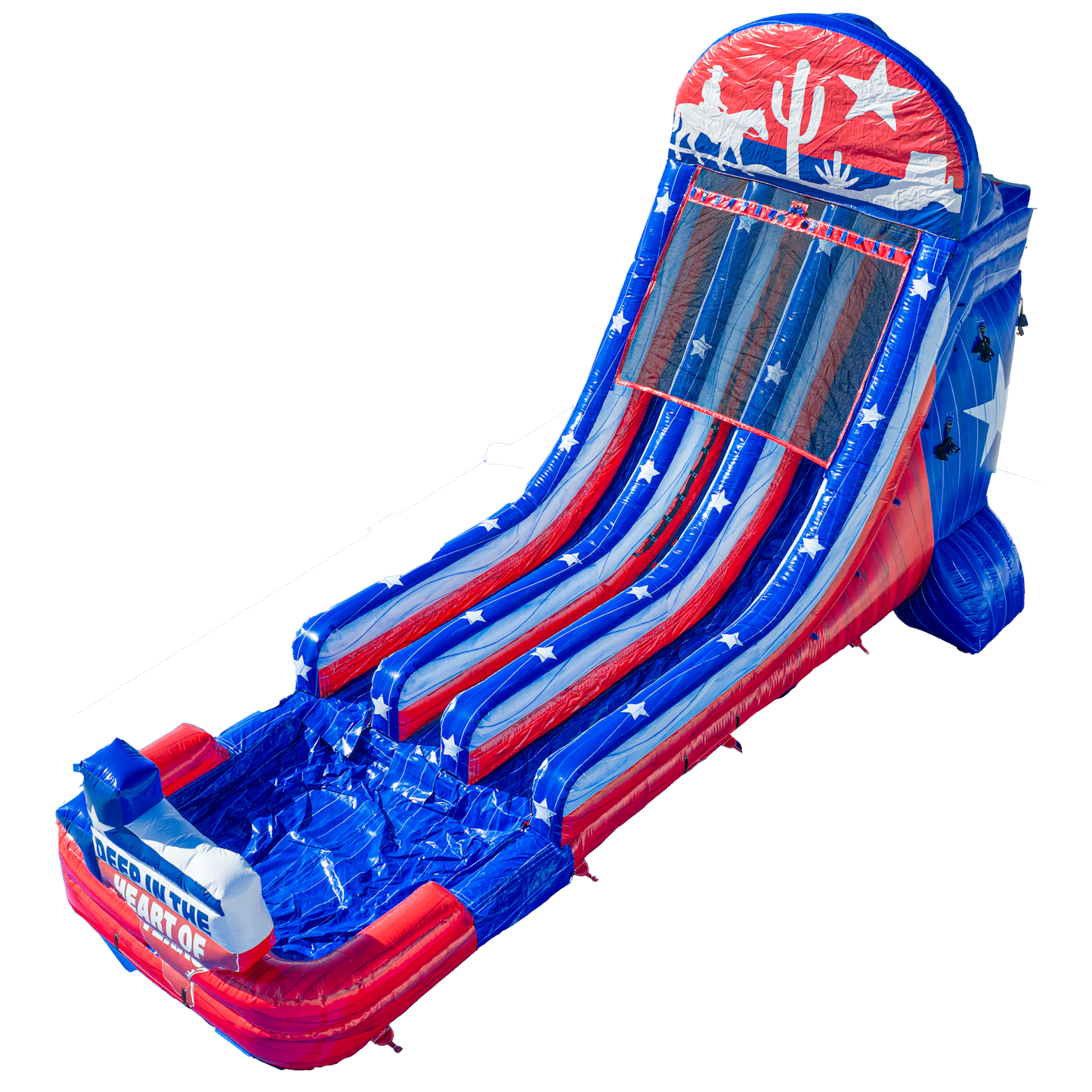 20FT Lone Star Dual Lane Slide