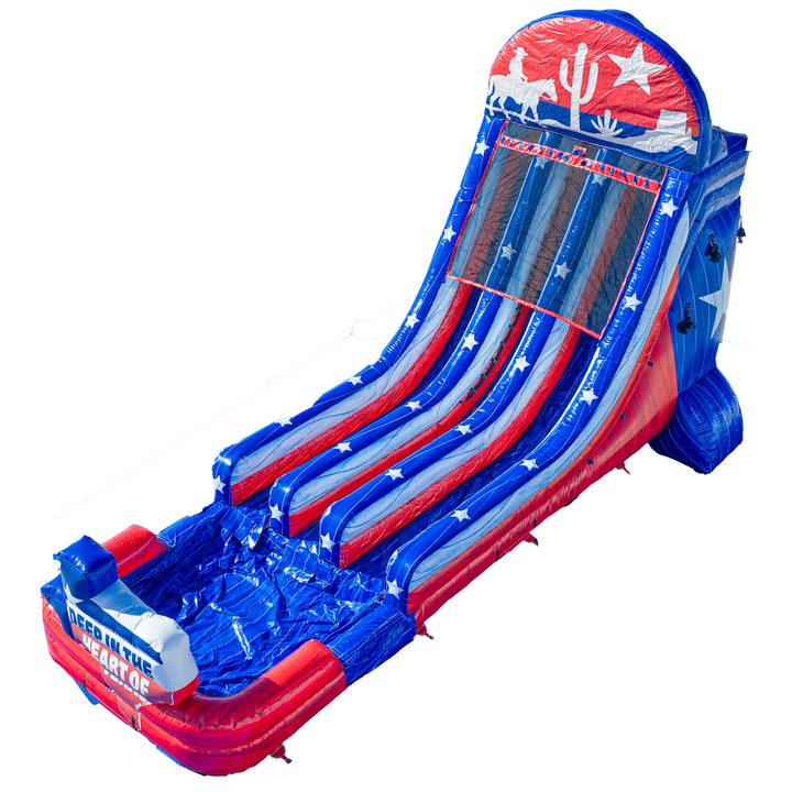 20FT Lone Star Dual Lane Slide