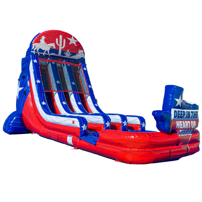 20FT Lone Star Dual Lane Slide