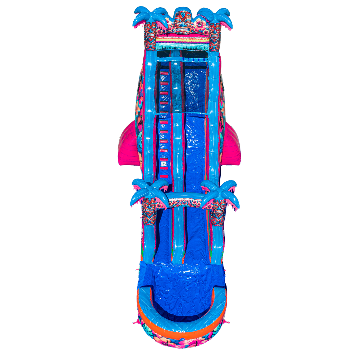 22FT Aloha Splash (Hawaiian Hibiscus) Single Lane Slide PA/NJ Certified (Splash pad)