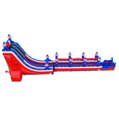 29FT USA Dual Lane Slip n Slide