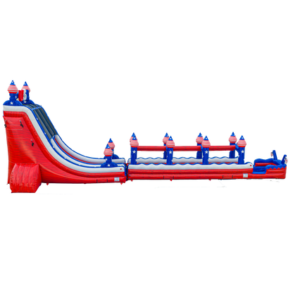 29FT USA Dual Lane Slip n Slide