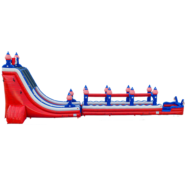 29FT USA Dual Lane Slip n Slide